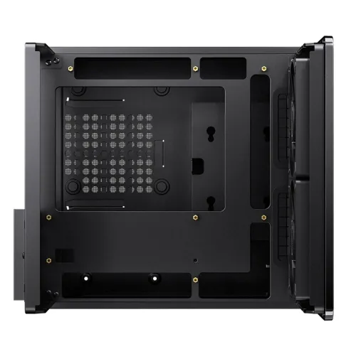 Case JONSBO V12 Black – M-ATX/ ITX| GPU 260mm| Kính 270°
